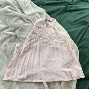 Light pink crop top